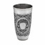 Серебряный бокал для воды с рамкой из цветочного орнамента 40060003А05